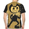 thumbnail image 2 of Unisex Bendy And The Ink Machine 3d Graphic Print Shirts For Mens Womens Casual Short Sleeve Tee Shirts Top, 2 of 7