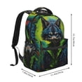 thumbnail image 2 of Fotbe Realistic Style Wolf Warrior Mochila Casual con Estampado para Escuela, Viajes y Actividades al Aire Libre - Duradera, Ligera y Cómoda, 2 of 5