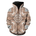 thumbnail image 1 of Sudadera con capucha y cremallera para hombre, estilo nacional retro, con estampado 3D, divertida, estilo hip hop, informal, para adolescentes, estilo Harajuku, gran oferta de moda 2024, 1 of 6