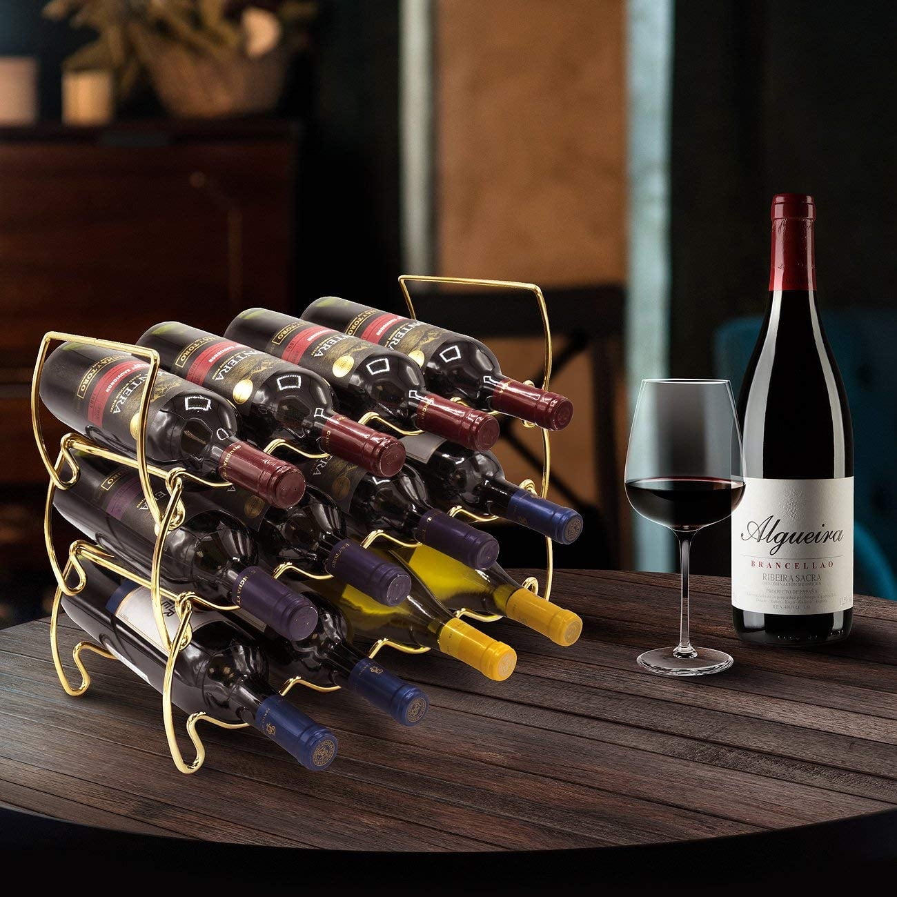 Freestanding Wine Racks Home Perfect for Bar Wine Cellar Basement