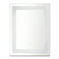 thumbnail image 2 of Dyconn Faucet Edison Crystal Horizontal/Vertical Wall Mounted Backlit LED Bathroom Vanity Mirror with Touch ON/OFF Dimmer (12"W X 16"H ), 2 of 5