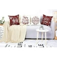 thumbnail image 4 of Christmas 20x20 Throw Pillow Covers, Decorative Outdoor Farmhouse Merry Christmas Xmas Lumbar Pillow Shams Cases Slipcovers Cover Set of 4 Couch Sofa, 4 of 6