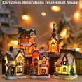 thumbnail image 4 of Christmas Luminous House - Resin Christmas Snow Village Scene Led Decorations, 4 of 5