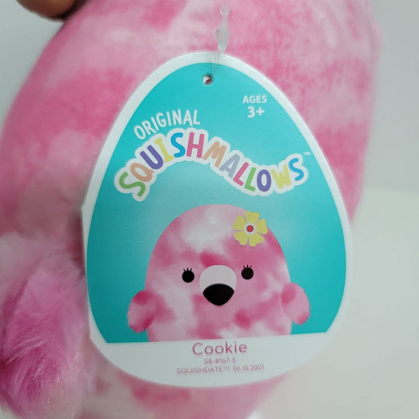 Squishmallow 3.5 Inch Cookie the Flamingo Plush Clip - Owl & Goose Gifts