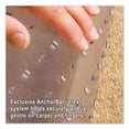 thumbnail image 3 of Multi-Task Series Anchorbar Chair Mat For Carpet Up To 0.38", 45 X 53, Clear | Bundle of 5, 3 of 7