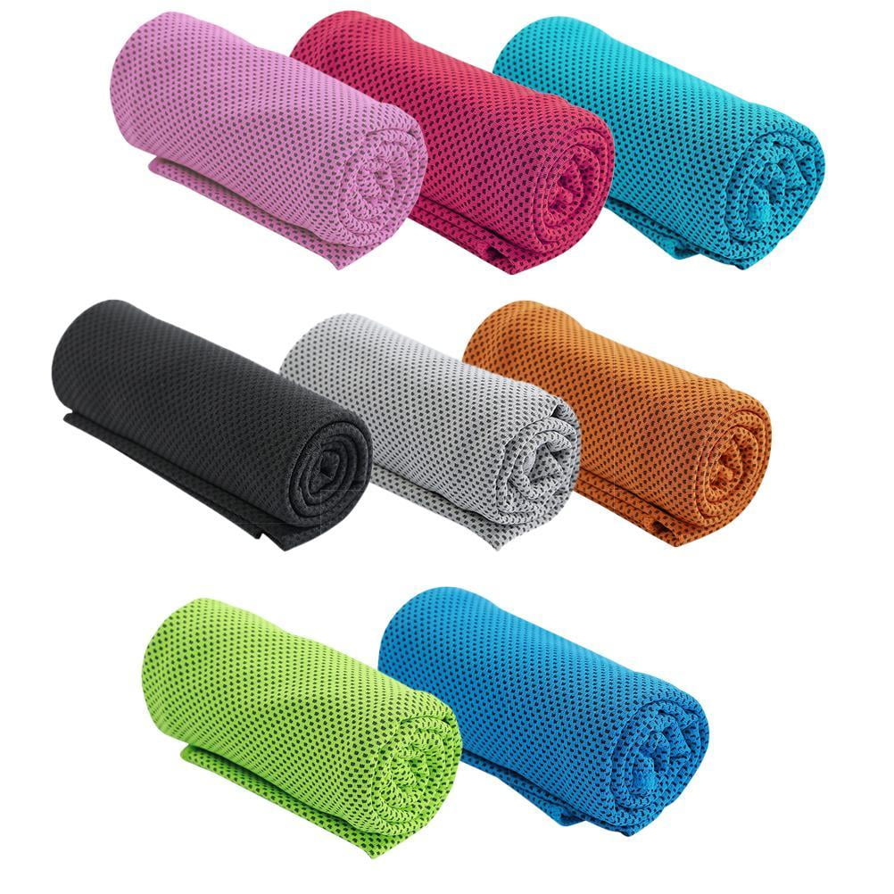80 Toallas Refrescantes Para Cuello - Microfibra Transpirable | Ideal Para Deporte Y Verano