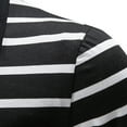 thumbnail image 5 of Mens Striped Golf Polo Shirt Moisture Wicking T Shirt Short Sleeve Tee Summer Black L, 5 of 8