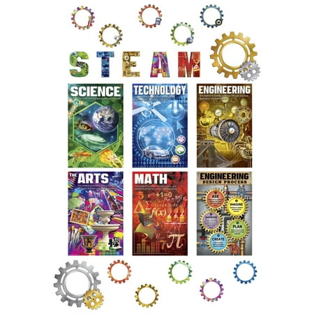 UPC: 0088231921509 | TCR2150 – STEAM Bulletin Board by Teacher Created Resources