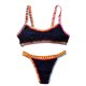 thumbnail image 4 of WILLBEST Traje de Baño de Manga Larga Para Mujer, Conjunto de Tankini Para Playa, Traje de Baño de Punto, Traje de Baño Separado de Verano Con Sombrero A Juego, Traje de Baño Informal, 4 of 5