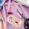 thumbnail image 3 of EXHUMKY 1Set Portable Sewing Kit for Computer Desk with Assorted Colors Compact Lightweight Design, 3 of 6