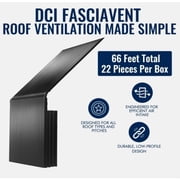 DCI Black FasciaVent (22 pieces)