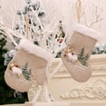 thumbnail image 3 of VerPetridure Christmas Glove Stockings,Large Capacity Resin Candy Gift Bag Christmas Stockings for Christmas Decorations,Durable Xmas Stocking for Home Christmas Decor Party Supplies, 3 of 8