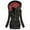 Black 1, variant on Niaviben Long Hoodies for Women Zip Up Thin Zip Up Hoodie Women Fall Jacket Womans Hoodie Women's Jacket Sweatshirts Women's Sweatshirts Red XL