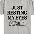 thumbnail image 3 of Peanuts - Resting My Eyes Snoopy - Toddler & Youth Short Sleeve Graphic T-Shirt, 3 of 6