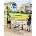 thumbnail image 3 of QinaQin Support de Kayak Robuste, Double Face à une Seule Couche, Peut Ranger Deux Kayaks, avec Roues et Sangles, Convient à une Utilisation Intérieure et Extérieure, 3 of 8
