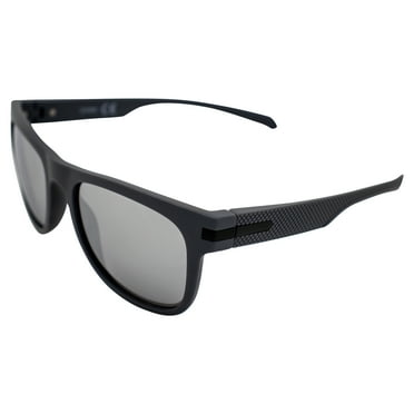 AlterImage Crash Sports Fashion Retro Sunglasses for Men or Women Gray Frame w/Metal Accents & Flash Mirror Lenses