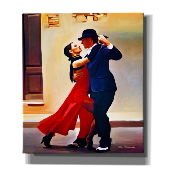 Epic Graffiti 'Dance' by Ata Alishahi, Giclee Canvas Wall Art, 26"x30"