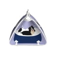 thumbnail image 3 of Lsque Bernese Mountain Dog Sitting Bath Tub Printed Long Tissue Box Cover Holder, Facial Paper Organizer Dispenser,Triangle with Bottom Belt, PVC Leather Decorative Organizer, 3 of 9