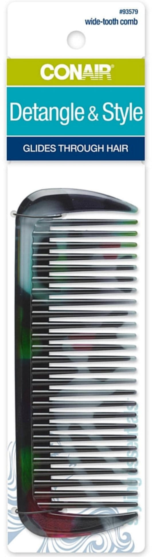 Conair Styling Essentials Style & Detangle Comb, Colors May Vary