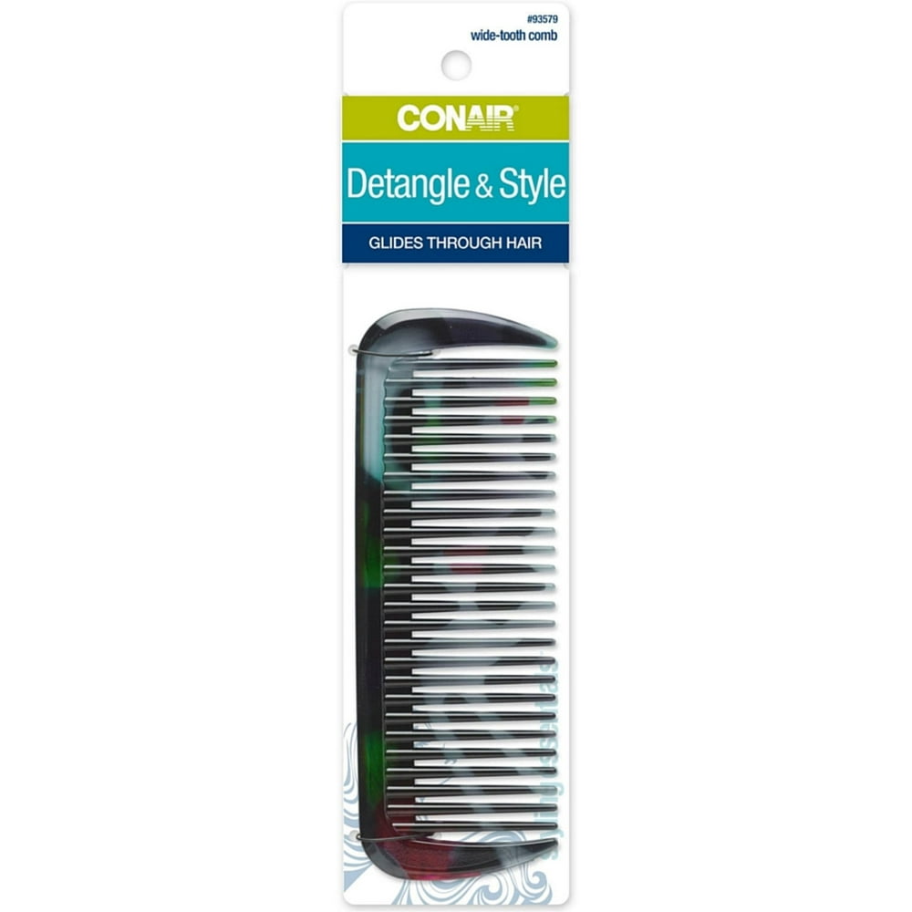Conair Styling Essentials Style & Detangle Comb, Colors May Vary