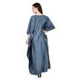thumbnail image 5 of Women's Kafatan Maxi Summer Caftan Outfit Casual Dress Cover Ups Cotton Silk, Women Kaftans Dresses, S-3XL, Regular to Plus Size, 5 of 5