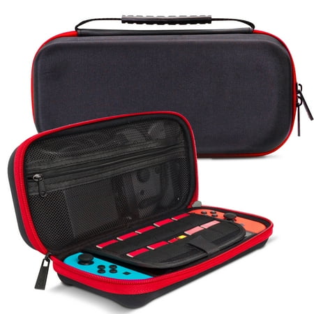 Miniature Carrying Case - TSV Portable Carrying Travel Bag Case for Nintendo Switch Game Console Travel Bag