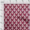thumbnail image 2 of oneOone Cotton Cambric Red Fabric Block Craft Projects Decor Fabric Printed By The Yard 56 Inch Wide, 2 of 5