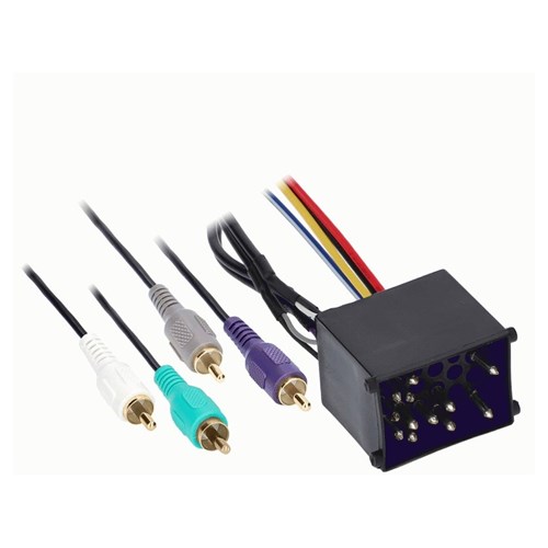 Metra 708591 Amplifier Integration Wiring Harness Installation Cables