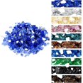 thumbnail image 1 of duomi-Onlyfire 10 pounds Fire Glass for Propane Fire Pit and Gas Fireplace, 1/2-Inch Reflective Firepit Glass Rocks for Fire Pit Table and Fire Bowl, Cobalt Blue, 1 of 4