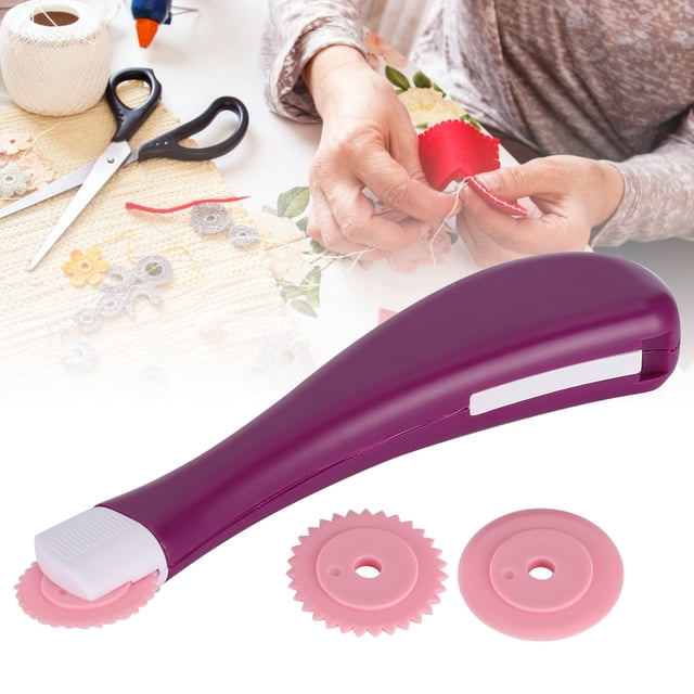 Outil de Roulette à Roues de Couture, Roue de Traçage à Aiguille Résistante à l'Usure, Kit de Marquage à Lignes, Roue de Couture DIY pour Découpe