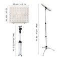 thumbnail image 2 of Soporte De Música, Soporte De Música Plegable Con Panel ABS, ángulo De Inclinación Ajustable De Portabilidad Para Estudiantes, Jugadores Profesionales, Enseñanza De ANGGREK Sheet Music Stand, 2 of 8