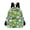 Cute Frog Leaf Flower, variant on JIALIOU Mini Backpack Purse for Women Quilted Casual Daypack Small Travel Shoulder Bag, Orange Halloween Pumpkin Face