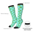 thumbnail image 4 of Xecao Frogs And Aquatic Plants Print Compression Socks for Both Men And Women for Running, Travel, Flight, Nurse, 4 of 6