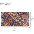 thumbnail image 3 of Coolnut Mexican Talavera Ceramic Tile Pattern Kitchen Rugs 39"X20",Polyester Non Slip Cushioned Mats Antifatigue Comfort Floor Mat for Kitchen Washroom Bedroom, 3 of 7