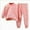 A79-Pink, variant on Children Clothes Comfortable Warm Long Sleeve Sweater Pants Set Fashion Outdoor Solid Color Sweater Set Underwear Sets (Light Pink,3-6 Months)