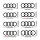 thumbnail image 5 of Emblema de ABS de 4 anillos, 177 mm, 192 mm, 202 mm, 216 mm, 230 mm, para maletero trasero de coche, insignia adhesiva para Audi A3, A4, A5, A6, A7, Q2, Q3, Q5, Q8 TT, 5 of 5