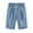 Light Blue, variant on WREESH Womens Summer Beach Shorts Printed Five Points Plus Size Cotton Linen Shorts Casual Shorts Olive Green