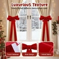 thumbnail image 2 of 4PC 6FT Christmas Decorations Extra Large Christmas Tree Topper Bow Giant, Xmas Red Velvet Bow for Home Wreath Wall Holiday, Christmas Decorations Indoor Outdoor, 2 of 14