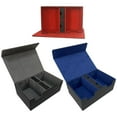 thumbnail image 2 of lionlar Étui de Rangement pour Cartes, Support à Double Pochette Multifonctionnel, 400+ Usages Multiples, Noir Rouge, 2 of 9