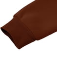 thumbnail image 6 of RUTAYY Girls 2 Piece Casual Outfit Long Sleeve Solid Color Hooded Tops Elastic Waist Wide Leg Pants Kids Daily Playwear Coffee, 6 of 8