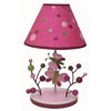 Raspberry Swirl Lamp w/ Shade