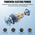 thumbnail image 4 of Accreate 13800lbs Electric Winch, Waterproof IP67 78ft Steel Cable Truck Winch with Wireless Handheld Remote, 12V Power Winch Winch, 4 of 9