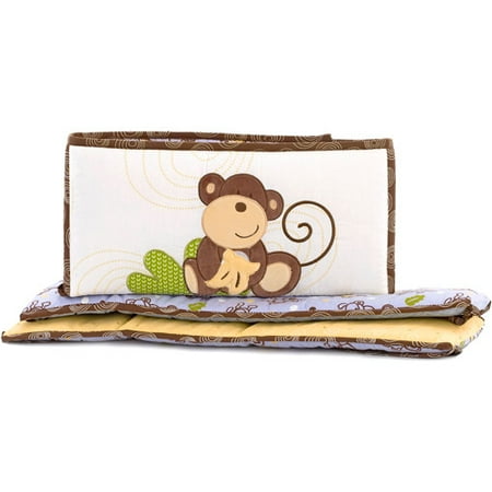 CoCaLo CoCo & Company Monkey Time Crib Bumper