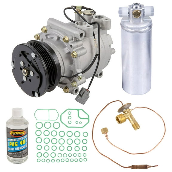 For Honda Accord 1995 1996 1997 AC Compressor w/ A/C Repair Kit - BuyAutoParts