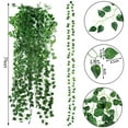 24 Pack 173ft Artificial Ivy Garland Fake Vines Greenery Garland