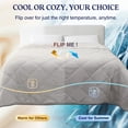 thumbnail image 6 of ZonLi Cooling Blanket Lightweight Breathable Cool Touch 60×80 Twin, Mist Gray, 6 of 6