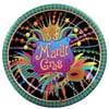 Mardi Gras Extra Large Paper Plates (8ct)