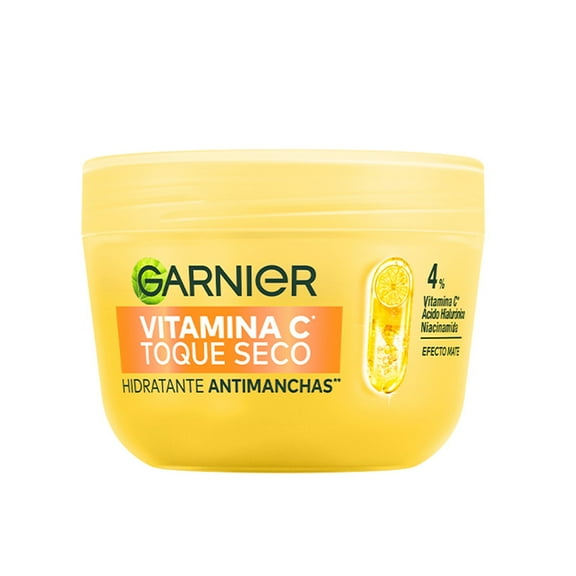 Hidratante Garnier Toque Seco Antimanchas con Vitamina C y Acido Hialurónico 85g