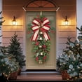 thumbnail image 4 of 35 x 71 Inch Christmas Door Cover Decoration for Indoor Outdoor Use, Novelty Christmas Door and Wall Decor for Home Party Festival Celebration, D, Photo Background, 4 of 6