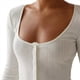 thumbnail image 2 of Conjunto de Pijama para Mujer, de Larga, con Botones, Top y Pantalones Cortos con Volantes, Conjunto de 2 Piezas para Estar en Casa, Ropa de Dormir Y2k. L, 2 of 8
